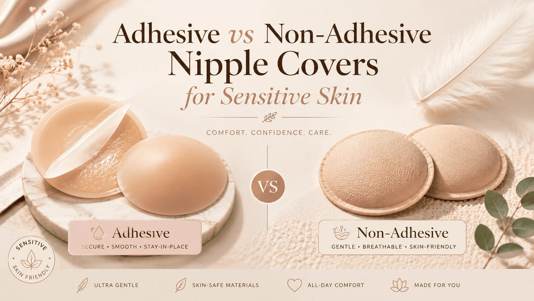 Nipple covers for sensitive skin
