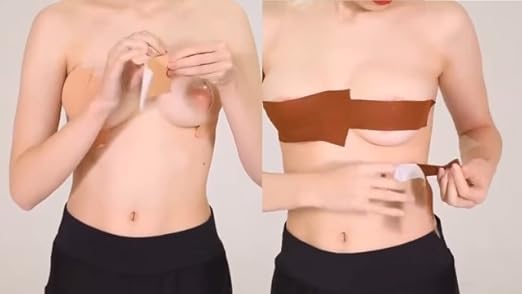 How to Tape Breasts Safely for Dresses?