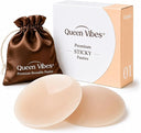 Sticky Silicone Nipple Covers – Reusable, 1 Pair