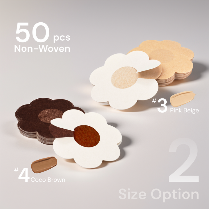 Queenvibes - 50 Pieces Disposable Non-Woven Pasties