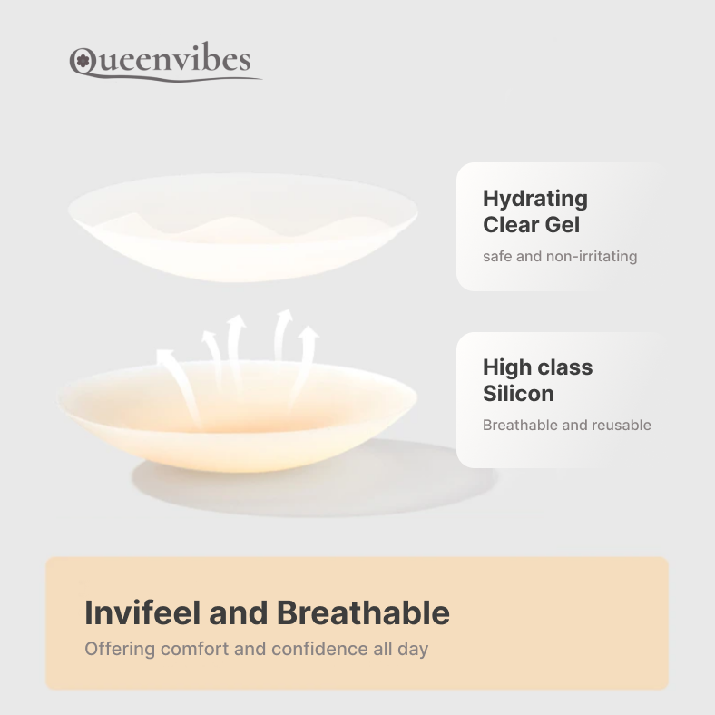 Queenvibes - 1 Pairs Reusable Silicon Skins