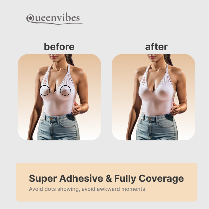 Queenvibes - 1 Pairs Reusable Silicon Skins