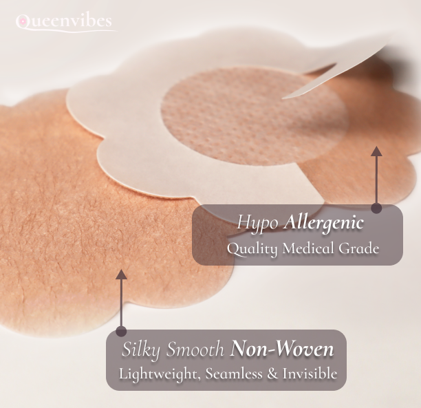 Queenvibes - 50 Pieces Disposable Non-Woven Pasties
