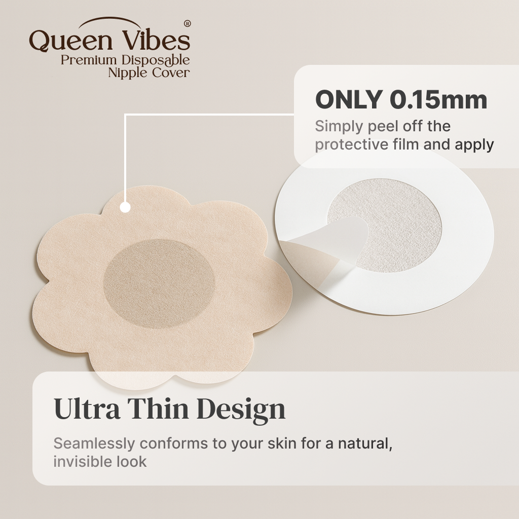 50 Pieces Disposable Silk Pasties (Ultra Thin)