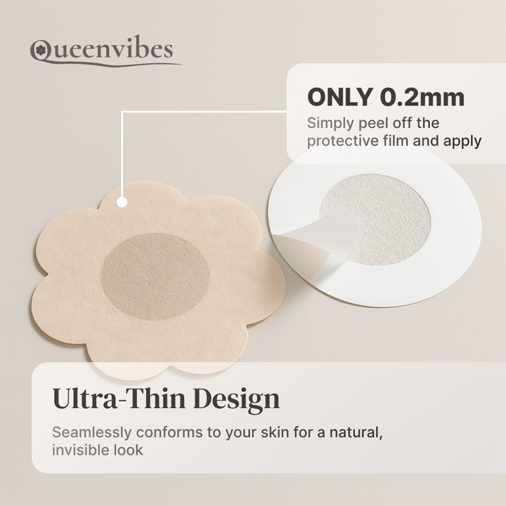 Queenvibes - 40 Pieces Disposable Non-Woven Pasties