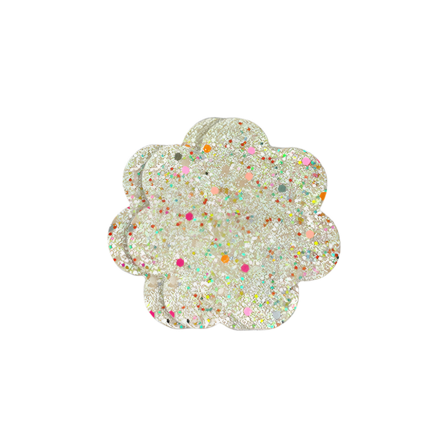 Glitter Blink Flower Nipple Cover 