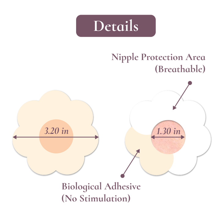 Nipple Protection Area Breathable