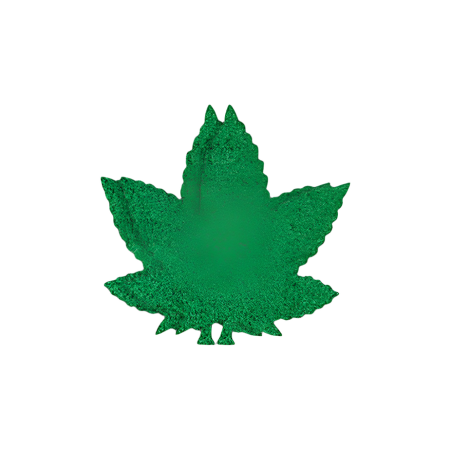 Luminous Glitter Blink Green Leaf Nipple Cover Pasties – Glow-in-the-Dark & Self-Adhesive - Outdoll